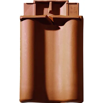 Střešní krytina TONDACH Sensaton 11 (Samba 11) HRANICE Taška připojení hřebene oboustranná Červená engoba