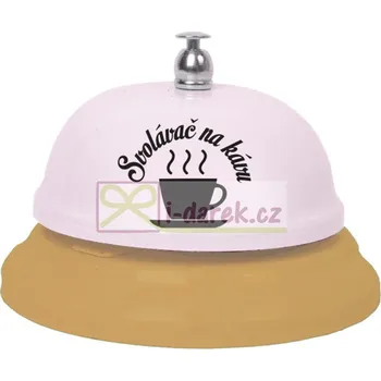 Žertovný předmět Zvonek - SVOLÁVAČ NA KÁVU (CZ)