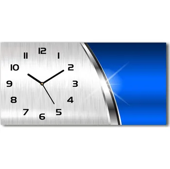 Hodiny Skleněné hodiny na stěnu Koková abstrakce