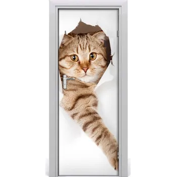 Fototapeta Samolepící fototapeta na dveře Kočka 95x205 cm