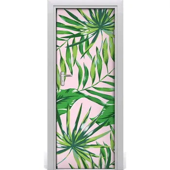 Fototapeta Samolepící fototapeta na dveře tropické listí 95x205 cm