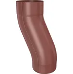 OKAPY POZINK LAKOVANÉ ZAMBELLI Pozink-lak svody 80 mm Soklové koleno pr.80 mm RAL 3009 Tmavě červená