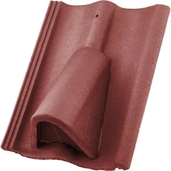 betonová krytina BRAMAC Moravská taška Protector Plus Odvětrávací taška Červeno Hnědá