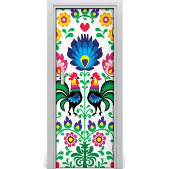 Fototapeta Samolepící fototapeta na dveře etnický vzor 85x205 cm