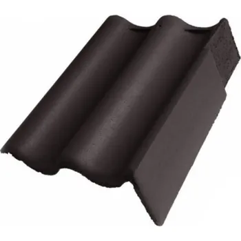 betonová krytina BRAMAC MAX 7 Protector Krajní taška pravá Ebenově Černá