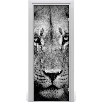 Fototapeta Samolepící fototapeta na dveře Lev portrét 75x205 cm