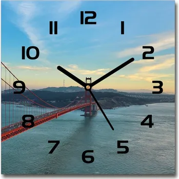 Hodiny Skleněné hodiny čtverec Most San Francisco