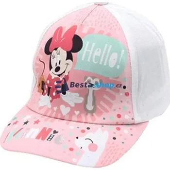 Kšiltovka Dívčí kšiltovka Minnie Hello - bílá