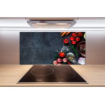 Obklad Skleněný panel do kuchynské linky Ingredience