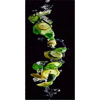 Hodiny Nástěnné hodiny Limetky a sitrony