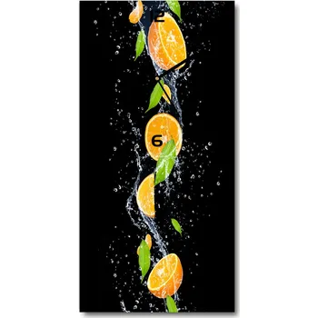 Hodiny Moderní hodiny nástěnné Pomeranče