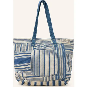 Kabelka Rrl Pánský Shopper, tmavě modrá / krémová, one size