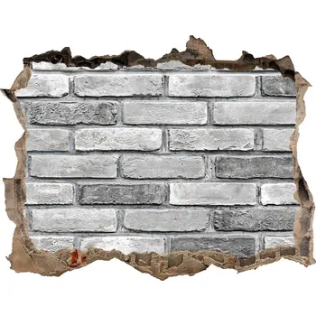 Fototapeta Fotoobraz díra na stěnu Zděná zeď