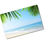 Kuchyňská deska skleněná Tropická pláž