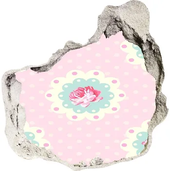 Fototapeta Nálepka 3D díra na zeď samolepící Růže