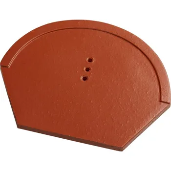 pálená krytina TONDACH Hřebenáč HRANICE Univerzální ukončení č. 6 (š. 22,5 cm) Červená engoba