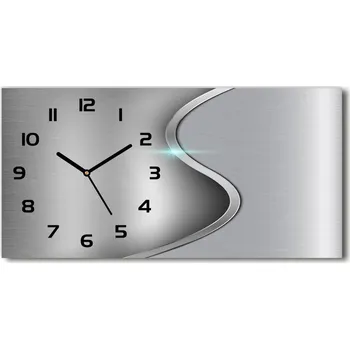 Hodiny Skleněné hodiny na stěnu Koková abstrakce