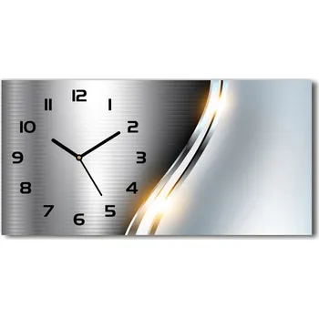 Hodiny Skleněné hodiny na stěnu Koková abstrakce