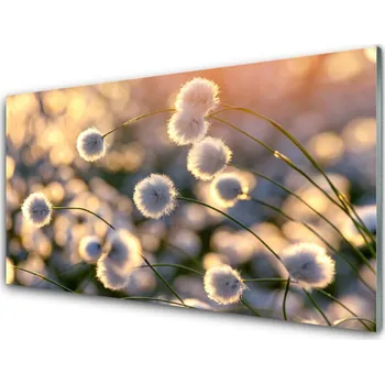 Obraz Obraz na skle Květiny Rostlina Příroda 125x50 cm 2 Přívěsky