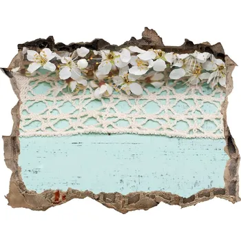 Fototapeta Samolepící díra nálepka Květy višně