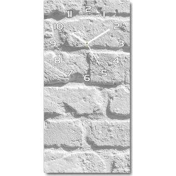 Hodiny Nástěnné skleněné hodiny Zděná zeď
