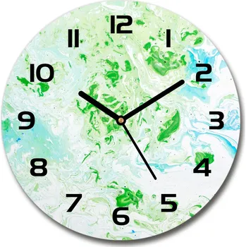 Hodiny Skleněné hodiny kulaté Abstraktní pozadí