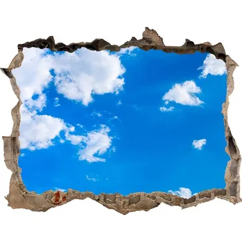 Fototapeta Fototapeta díra na zeď Mraky na nebi