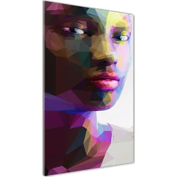 Obraz Vertikální Fotoobraz na skle Abstrakce žena