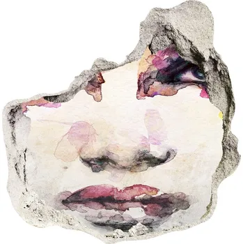 Fototapeta Díra 3D fototapeta na stěnu Portrét ženy