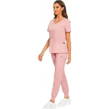 Dámská zdravotnická souprava SCRUB UNIFORM světle růžová MODEL 42050 VELIKOST S