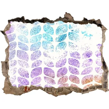 Fototapeta Nálepka 3D díra na zeď Barevné listí