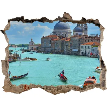 Fototapeta Fototapeta díra na zeď Benátky Itálie