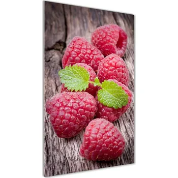 Obraz Vertikální Moderní skleněný obraz z fotografie Maliny