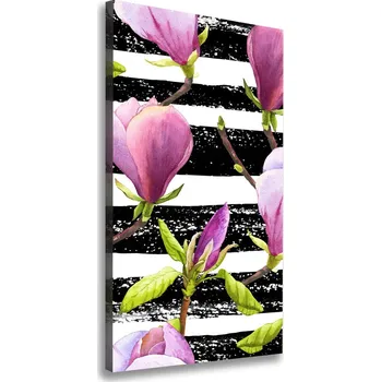 Obraz Vertikální Vertikální Foto obraz na plátně do obýváku Magnolie