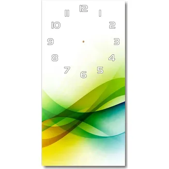 Hodiny Nástěnné hodiny tiché Abstrakce vlny