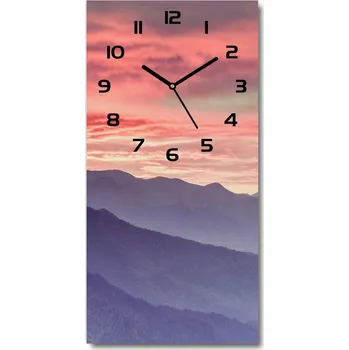 Hodiny Nástěnné hodiny tiché Mlha v horák