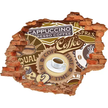 Fototapeta Fototapeta díra na zeď Kavárna