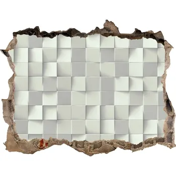 Fototapeta Fototapeta díra na zeď Gemetrické pozadí