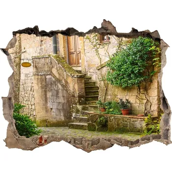 Fototapeta Fototapeta díra na zeď Italské uličky