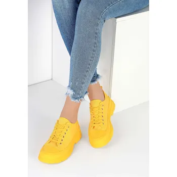 Dámské tenisky Gomer Žluté tenisky AB871ALL.YE Velikost: 38