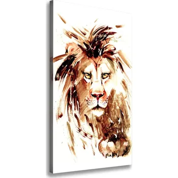 Obraz Vertikální Foto obraz canvas Lev