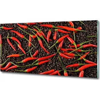 Obraz Foto obraz skleněný horizontální Chilli papričky