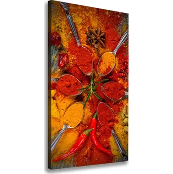 Obraz Vertikální Vertikální Foto obraz na plátně do obýváku Koření