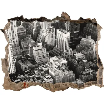 Fototapeta Nálepka fototapeta 3D výhled New York z ptačího pohledu