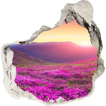 Fototapeta Nálepka fototapeta 3D výhled Růžové kopečky