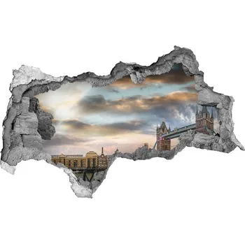 Fototapeta Fototapeta díra na zeď Tower bridge Londýn