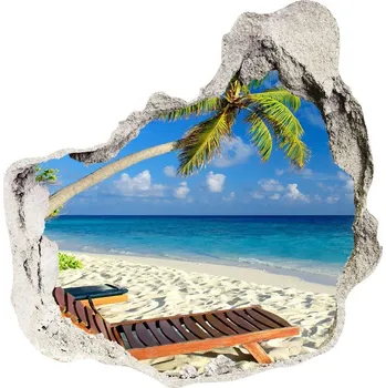 Fototapeta Nálepka fototapeta 3D výhled Tropická pláž