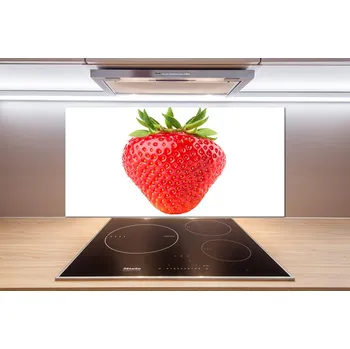 Obklad Skleněný panel do kuchynské linky Jahoda