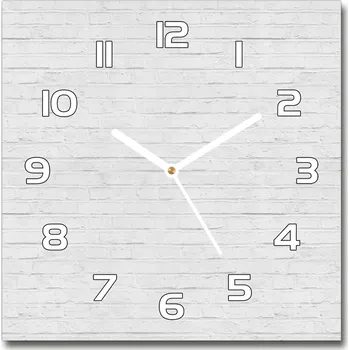 Hodiny Skleněné hodiny na stěnu Zděná zeď