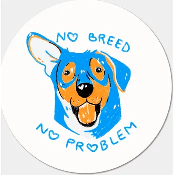 Samolepící dekorace ePiPí Charitativní samolepka na auto - No breed, no problem